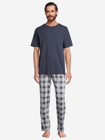SCHIESSER Short Pajamas 'Night & Home' in Grey