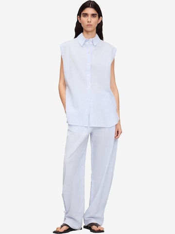 Barrel Pantalon Adolfo Dominguez en bleu