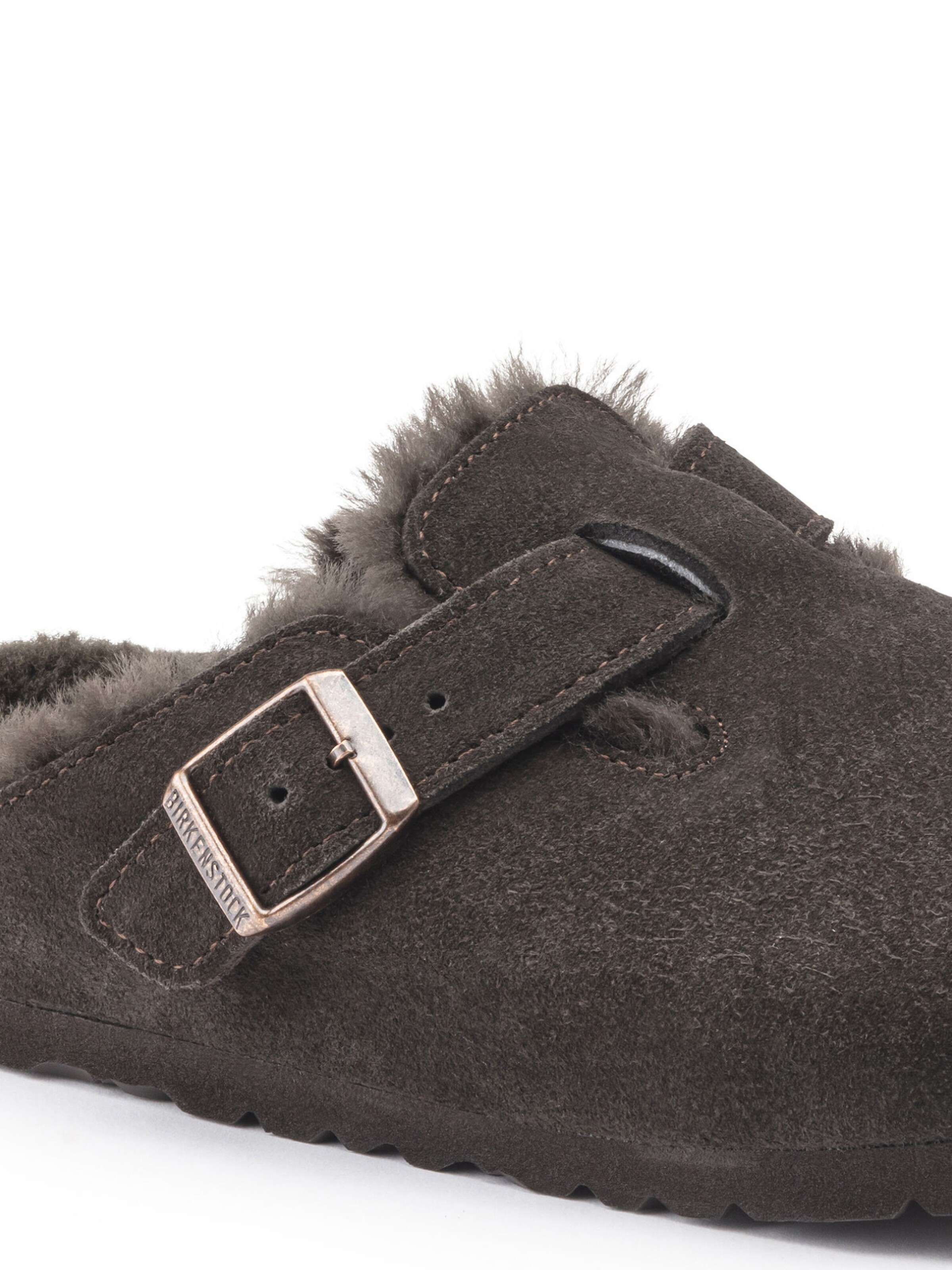 BIRKENSTOCK Nizki natikači 'Boston' | rjava barva