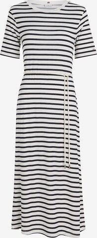 Tommy Hilfiger Curve Jurk in Wit: voorkant