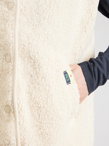 Gilet 'PCKATTY' PIECES en beige