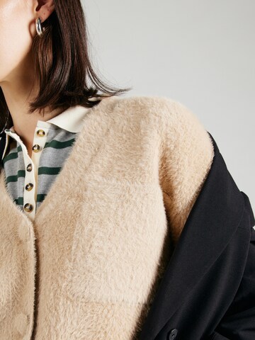 RINO & PELLE Knit cardigan 'Isarea' in Brown