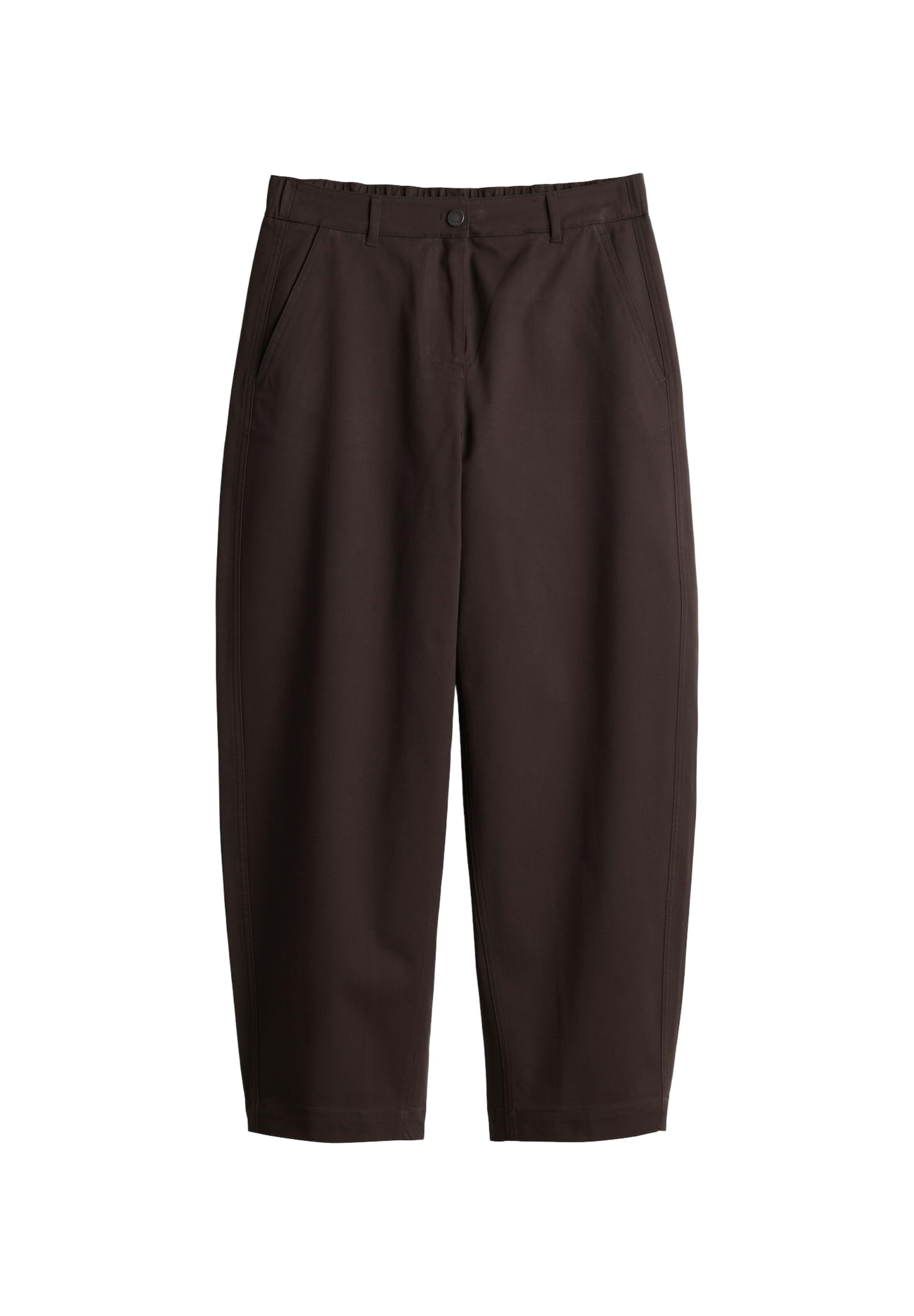 OPUS Barrel Pants 'Maiga Mod' in Brown: front