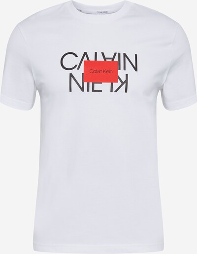Calvin Klein Tričko - červená / černá / bílá, Produkt
