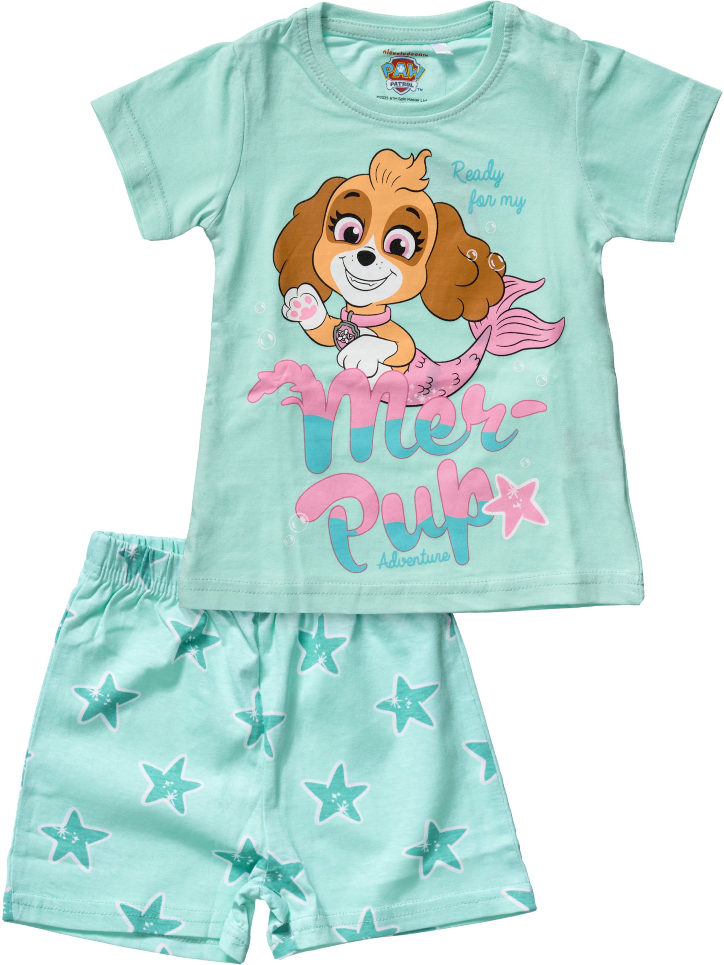 Pigiama 'Skye' di PAW Patrol in verde: frontale