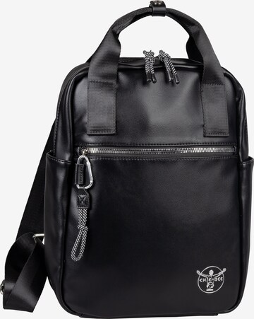CHIEMSEE Backpack in Black: front