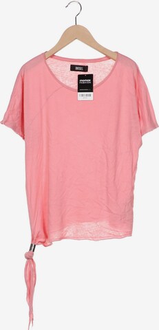 DIESEL Top & Shirt in XS in Pink: front