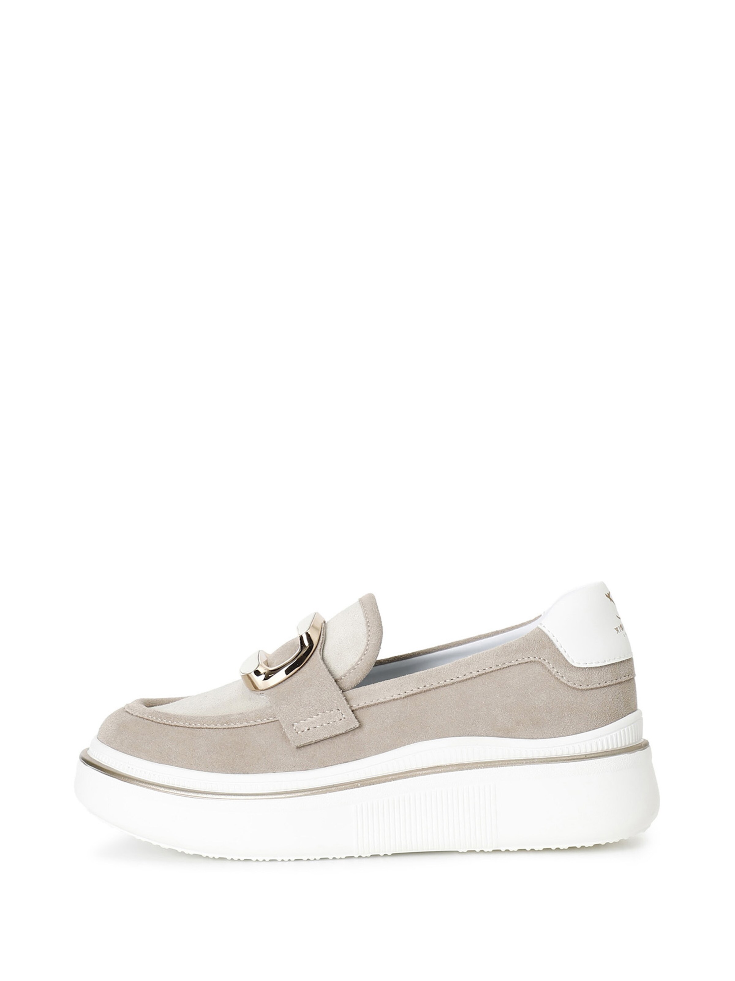 Sneaker bassa di CAFè NOIR in beige: frontale