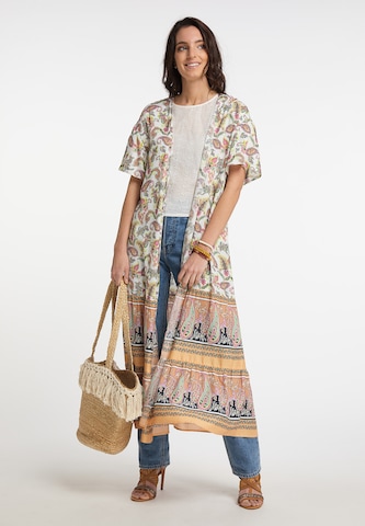 usha FESTIVAL Kimono in Beige: voorkant