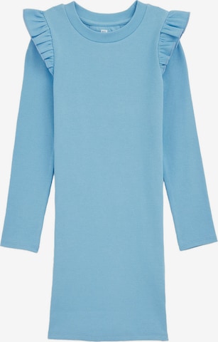Rochie de la WE Fashion pe albastru: față