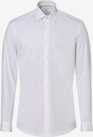 OLYMP Button Up Shirt in White: front