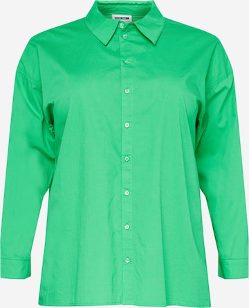 Noisy May Curve Blouse 'Violet' in Green: front