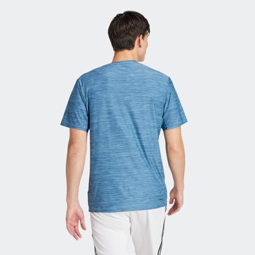 ADIDAS PERFORMANCE - Camisa funcionais 'Essentials' em azul