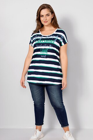 T-shirt oversize Janet & Joyce en bleu