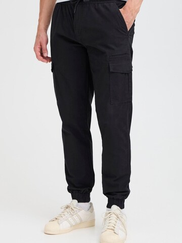 BLEND Tapered Broek 'Tino' in Zwart: voorkant