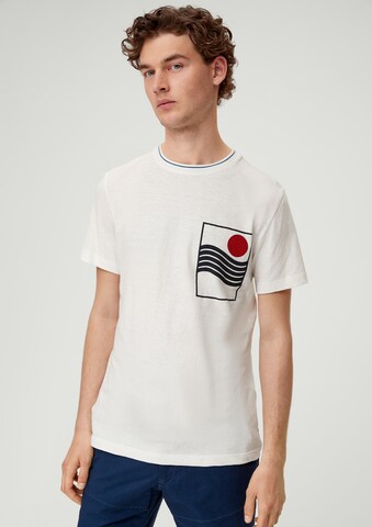 T-Shirt s.Oliver en blanc : devant