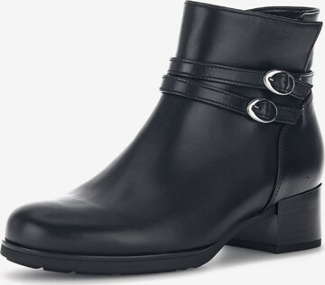 GABOR Ankle Boots in Black: front