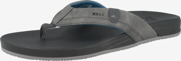 REEF Beach & Pool Shoes 'Cushion Spring' in Grey: front