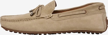 Mocassin 'Driver Laces' Hackett London en beige : devant