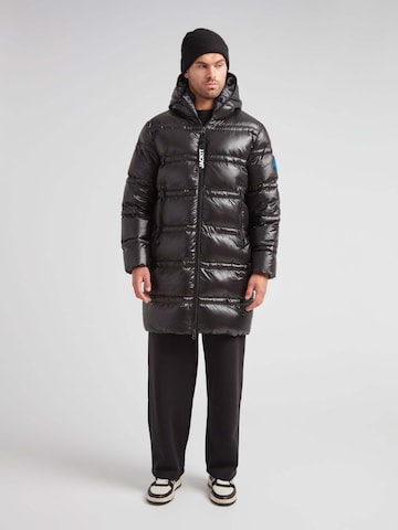 JACK1T Jacke ' R4D Tramline Daunenmantel Lux ' in Schwarz