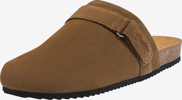 Pull&Bear Clogs in Bruin: voorkant