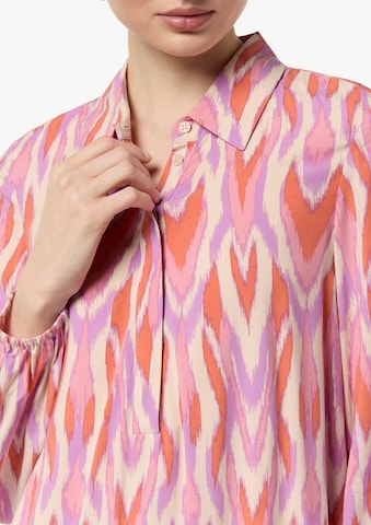 COMMA Košilové šaty – pink