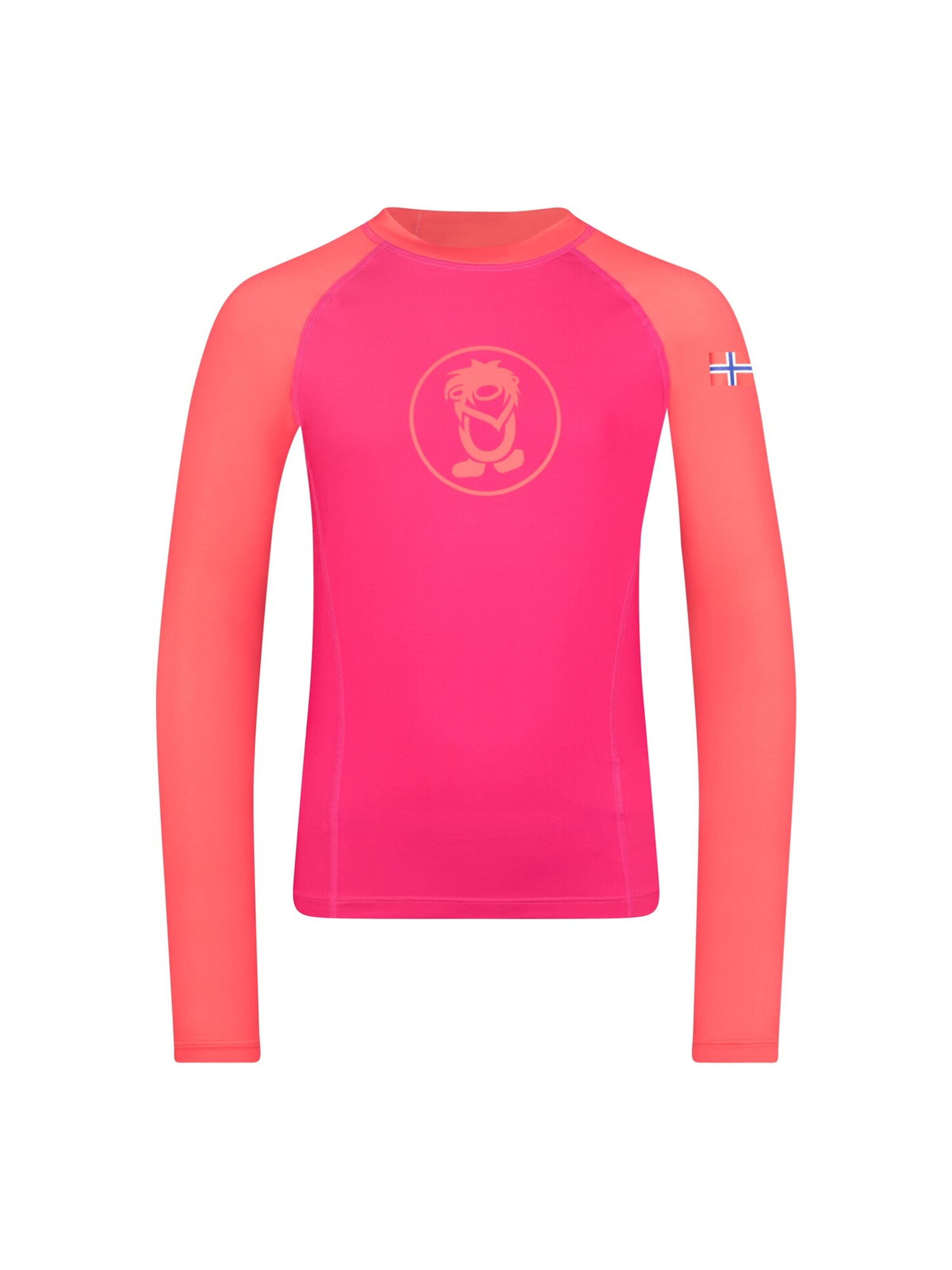 TROLLKIDS Athletic Swimwear in Pink: front
