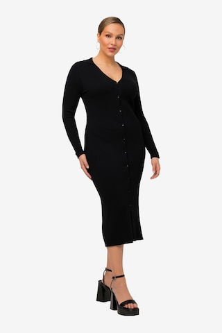 Robe Ulla Popken en noir : devant