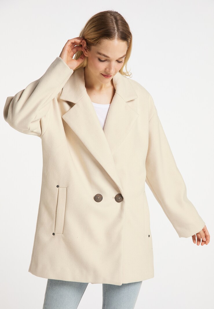 Women Clothing DreiMaster Vintage Short coats Cream