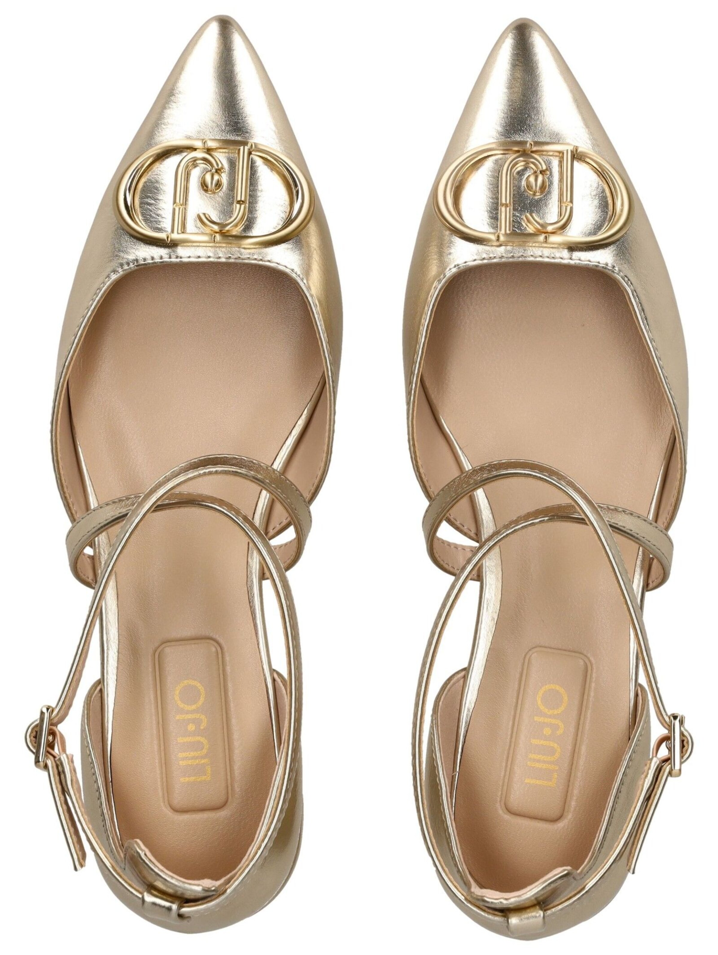 Ballerines à lanières Liu Jo en argent