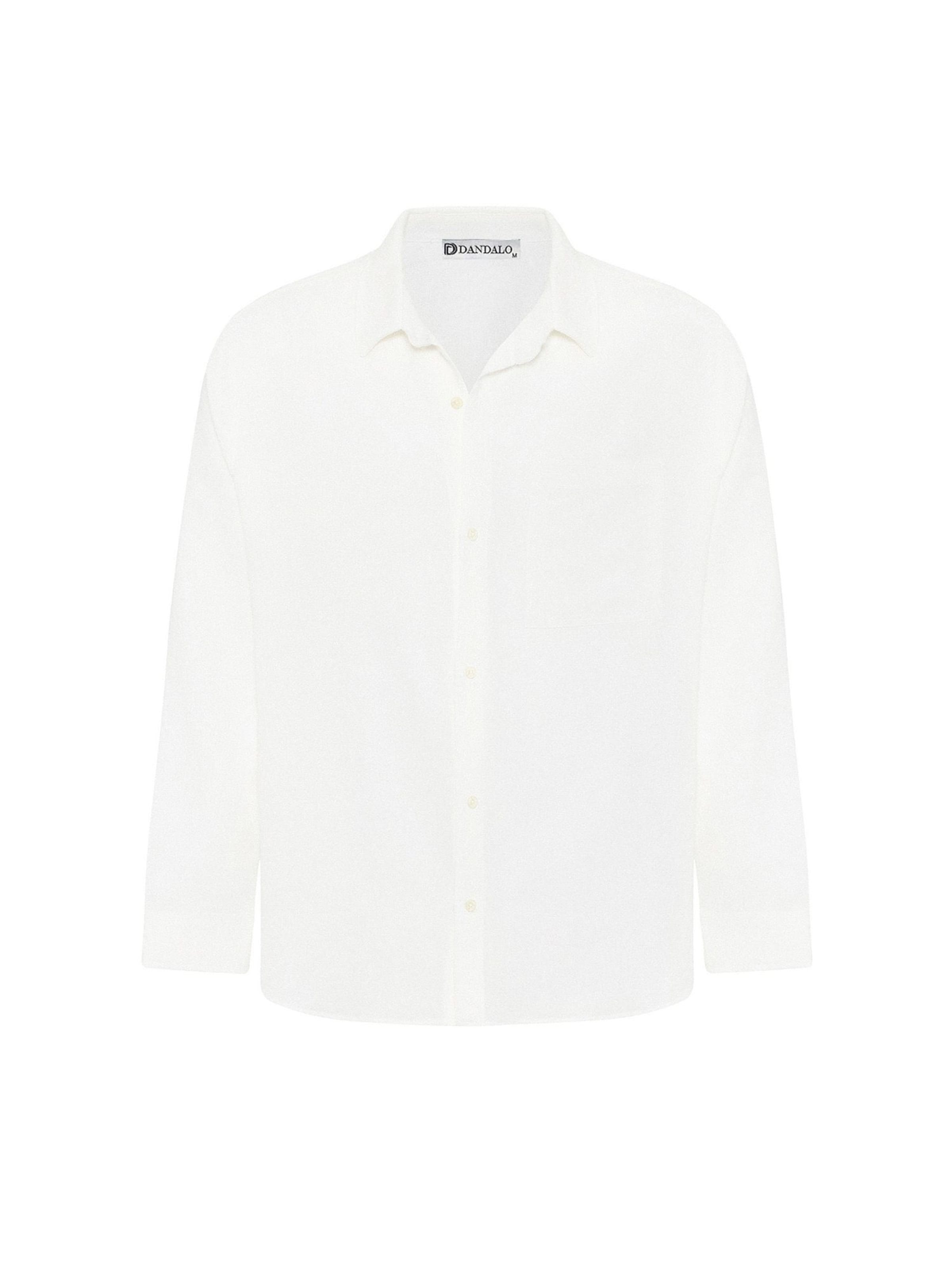 Dandalo Comfort Fit Košeľa - Biela: predná strana
