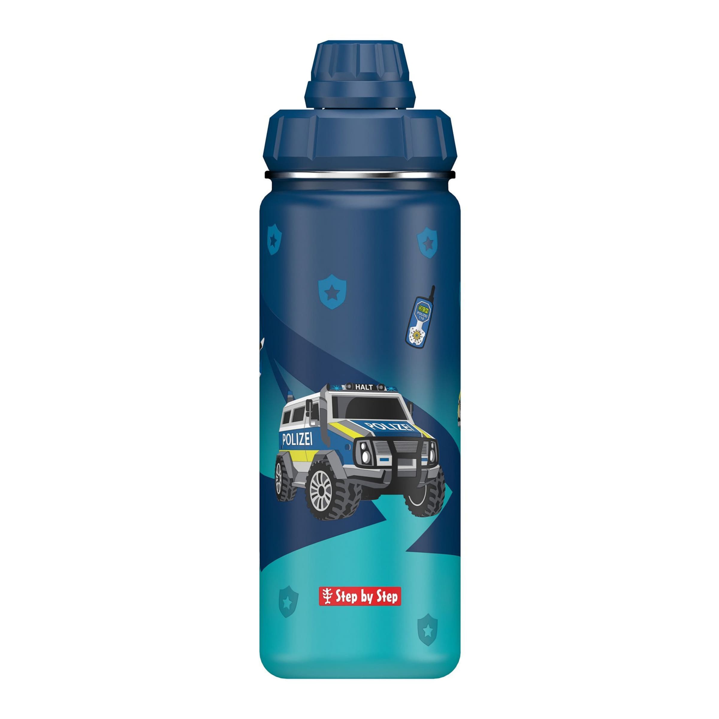 STEP BY STEP Drinking Bottle in Green: front