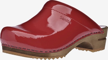 SANITA Clogs in Red: front