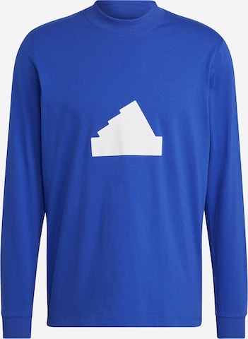 ADIDAS SPORTSWEAR Funkcionalna majica 'Long-Sleeve Top' | modra barva: sprednja stran