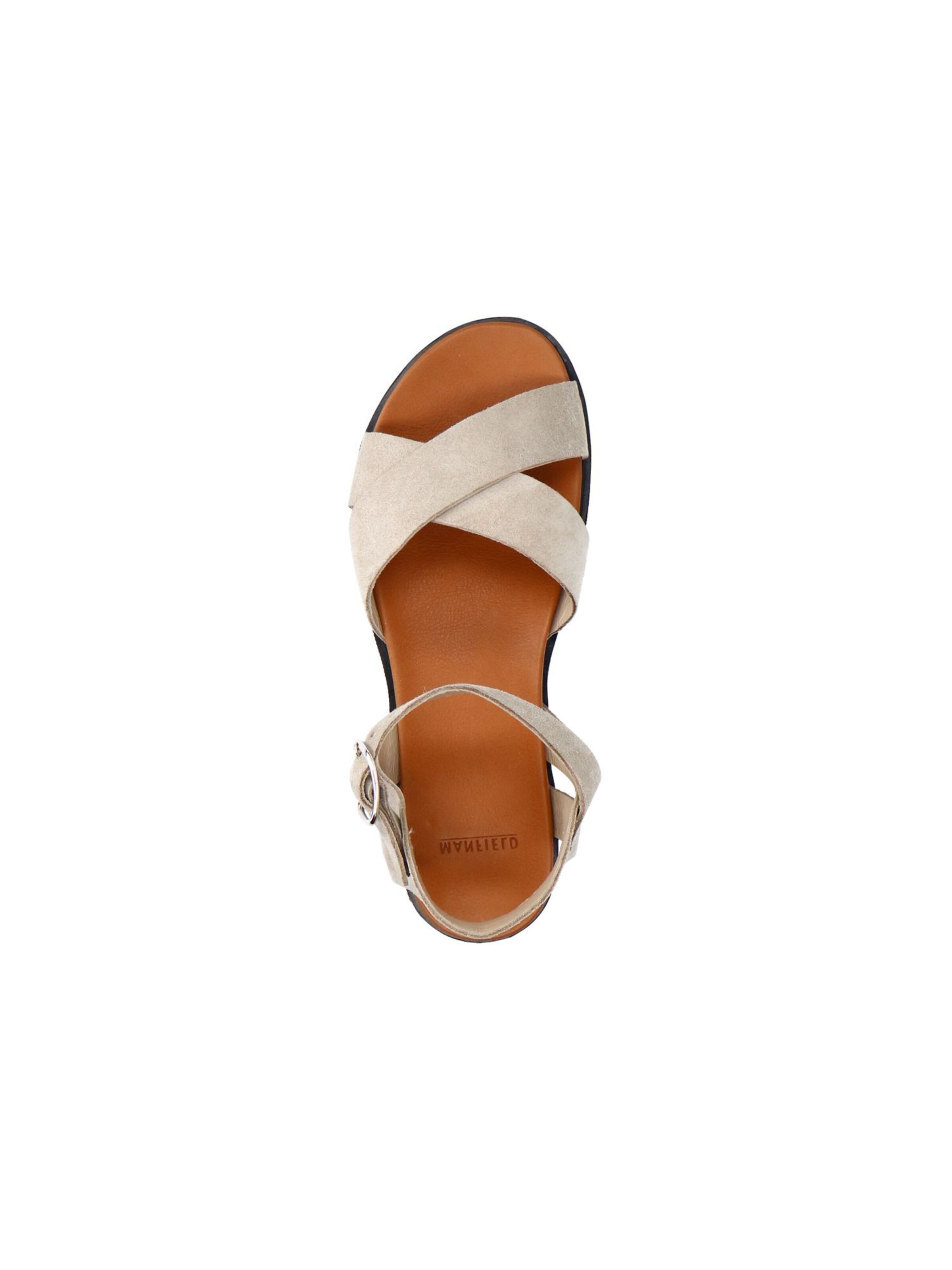 MANFIELD Sandaal in Beige