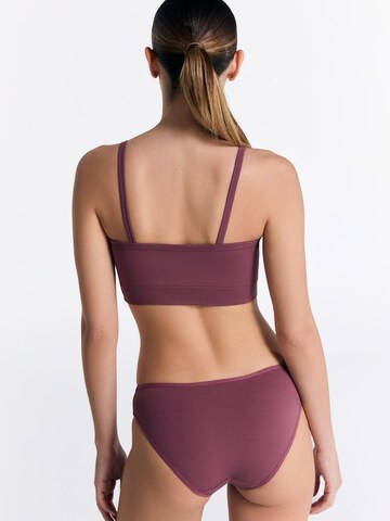 Albero Natur Slip 'Klassischer Bio-Baumwoll Damen Slip'‌‌ in Rot