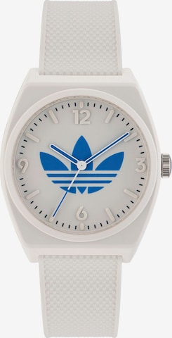 ADIDAS ORIGINALS Analog Watch in White: front