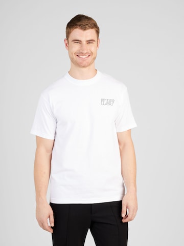 T-Shirt HUF en blanc : devant