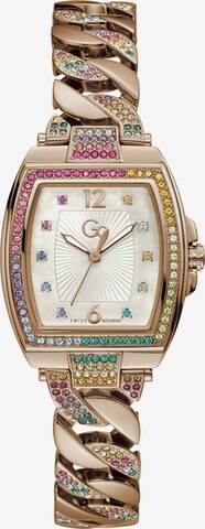 Gc Analog Watch 'Couture Tonneau' in Gold: front