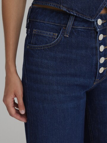 Mavi Flared Jeans 'Siena Button Up' in Blau