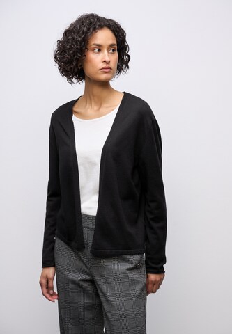STREET ONE Strickjacke in Schwarz: Vorderseite