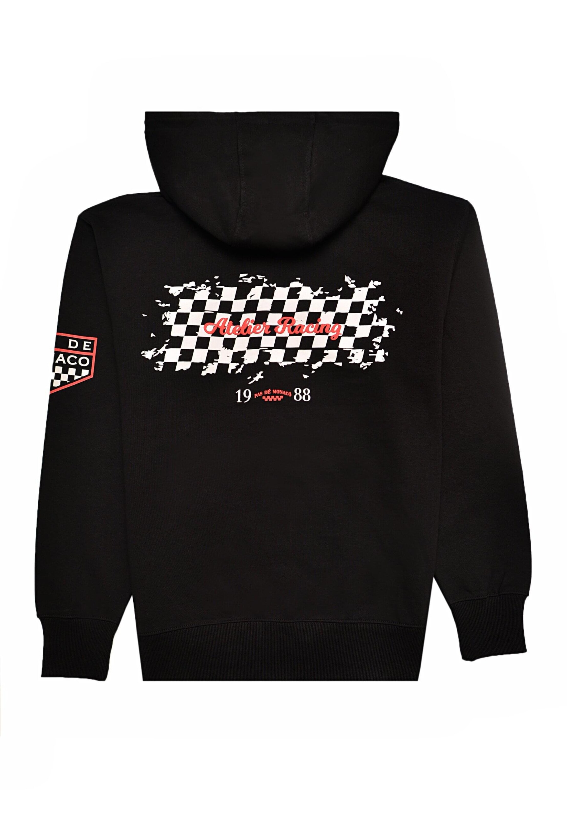 Pas De Monaco Sweat jacket 'Circuit 88' in Black