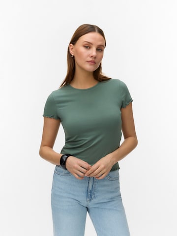 VERO MODA Tričko 'VMBARBARA' - Zelená: predná strana