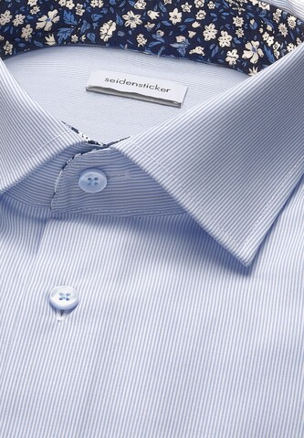 Coupe regular Chemise business SEIDENSTICKER en bleu