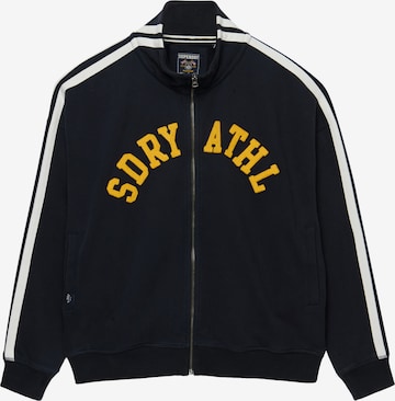 Veste de survêtement 'Athletic Essentials' Superdry & Co en bleu : devant