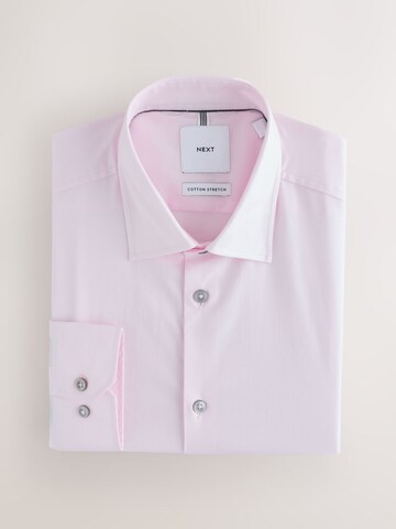 Next Slim Fit Skjorte i pink