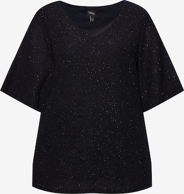 Ulla Popken Shirt in Schwarz: Vorderseite