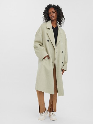 VERO MODA Between-Seasons Coat 'Mara' in Green