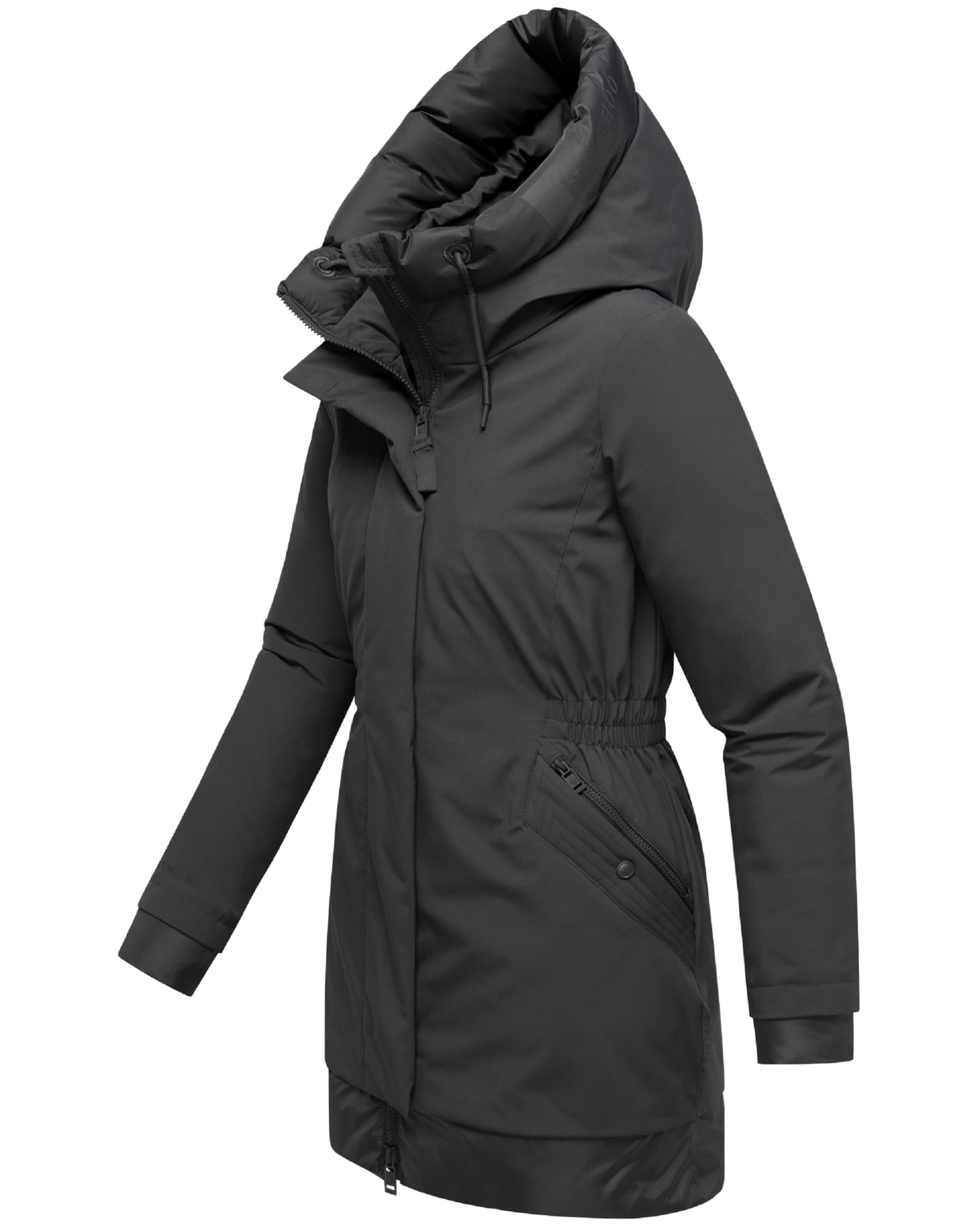 NAVAHOO Wintermantel 'Winterprinzessin 14' in Schwarz
