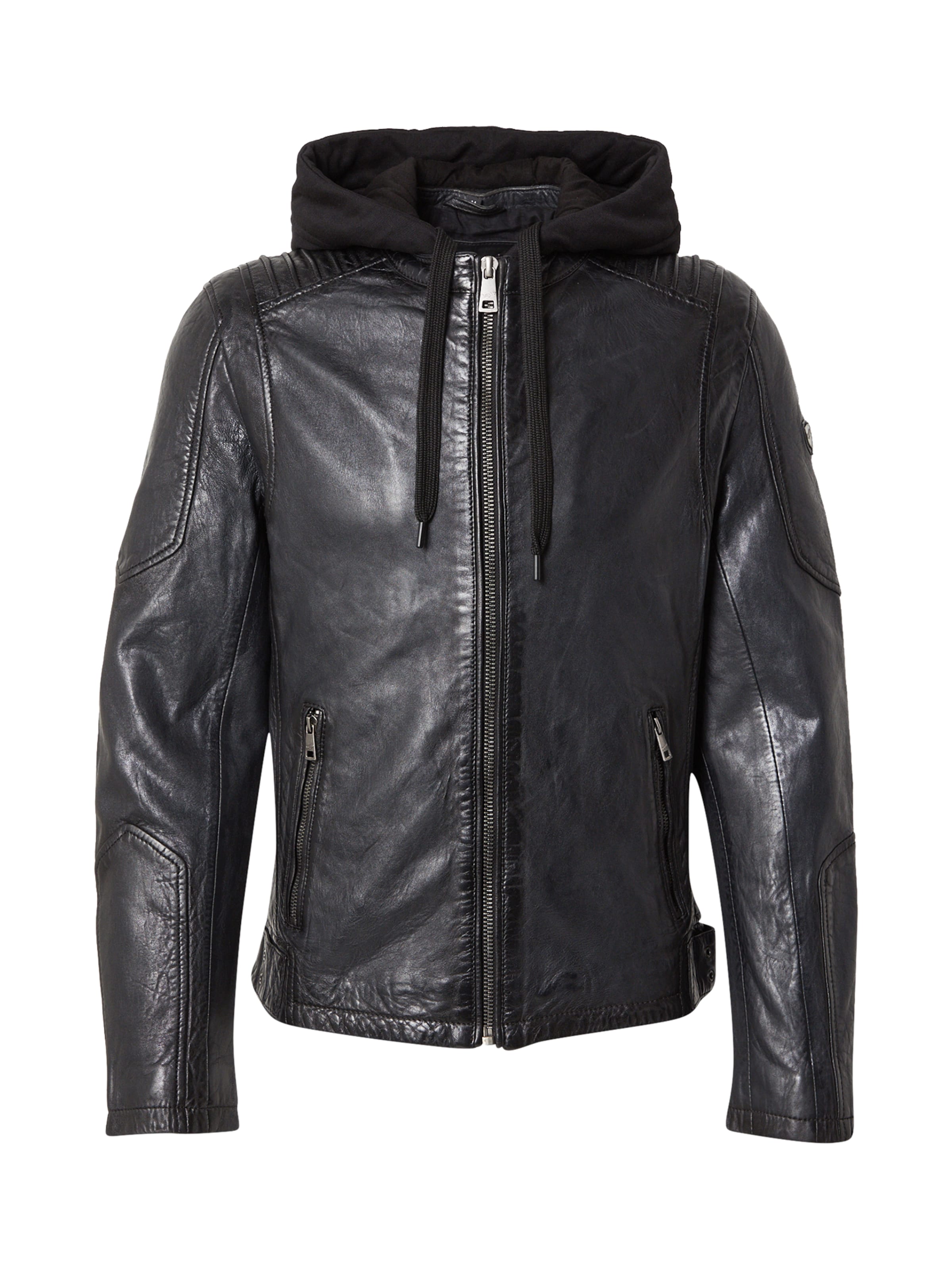 Mauritius Between-season jacket 'Ubaldo' in Black: front